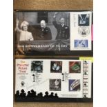 4 x signed first day covers including 50th Anniversary of VE Day