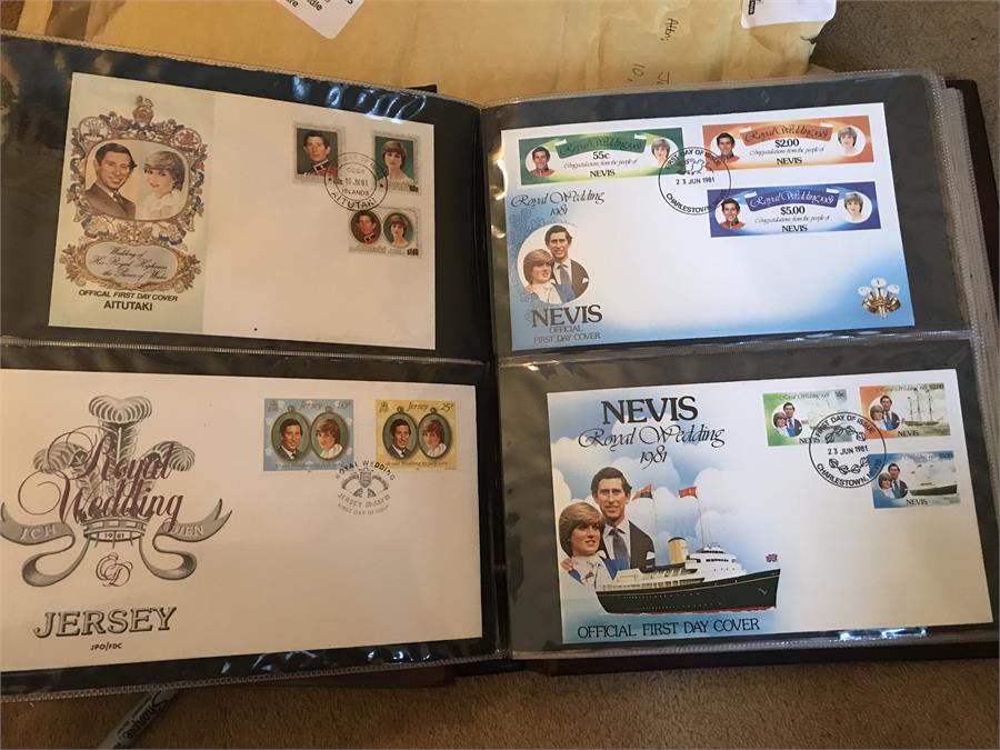 Charles & Diana Wedding - 60 First Day Covers Stamps - Image 5 of 16