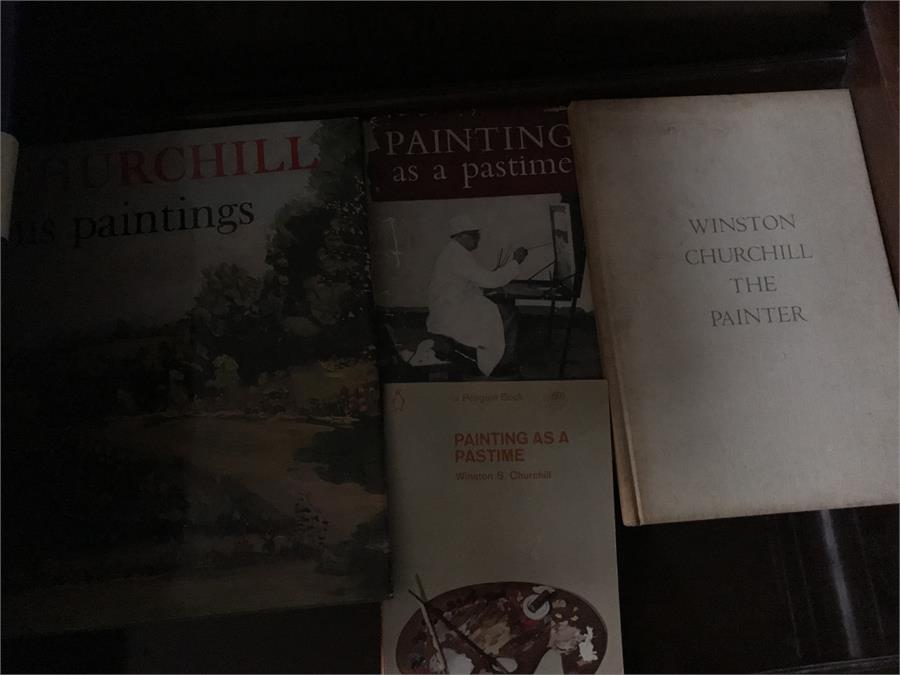 6x Churchill Books relating to his paintings - Image 2 of 2