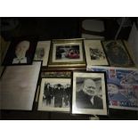 10 x Churchill Related Prints & Jigsaws Framed