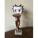 Betty Boop in Golden Evening Dress and Tray Figurine