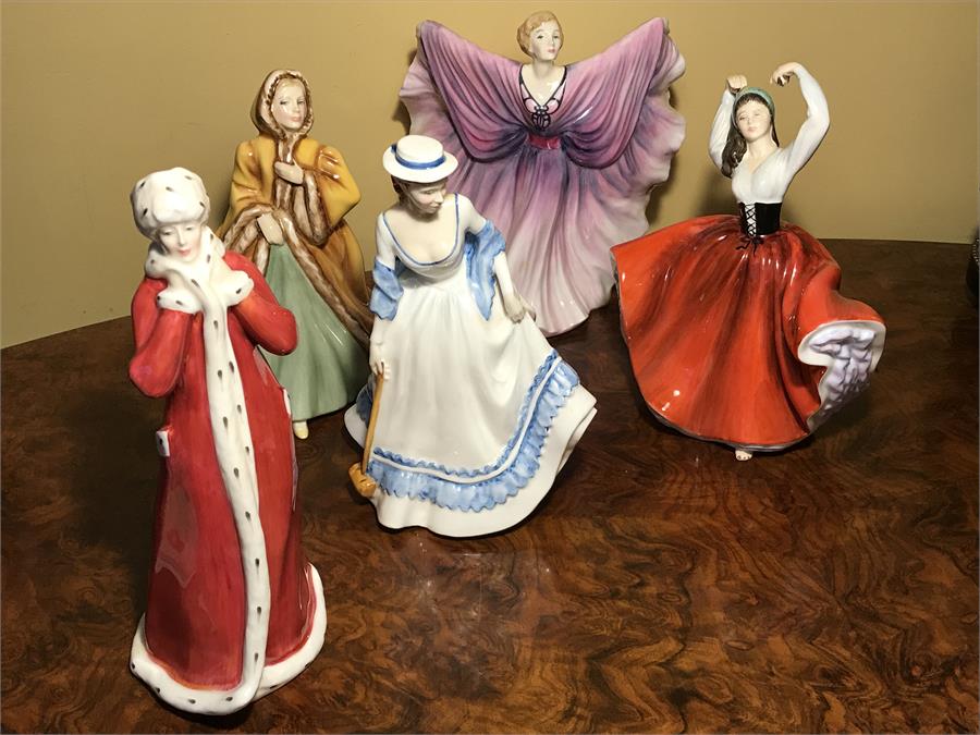 Five Royal Doulton Figurines