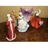 Five Royal Doulton Figurines