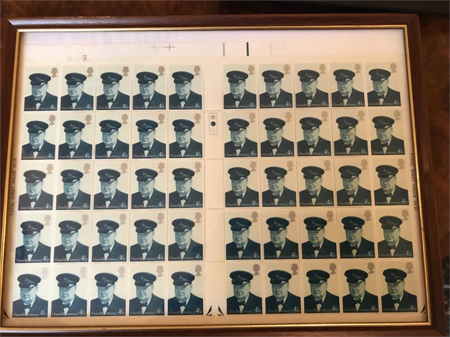 Winston Churchill Naval Stamps 4.5p