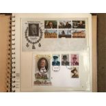 Churchill Stamp Album - 30 Churchill First Day Covers