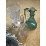 3 x 19th Century Glass Vases