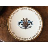 Paragon China limited edition Winston Churchill Commemorative plate