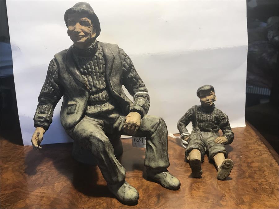 2 x Figurines of Hull Fisherman by Taylor