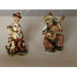 Two Capodimonte Figurines