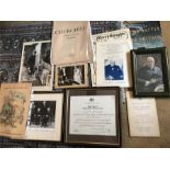 An assortment of Churchill related Ephemera