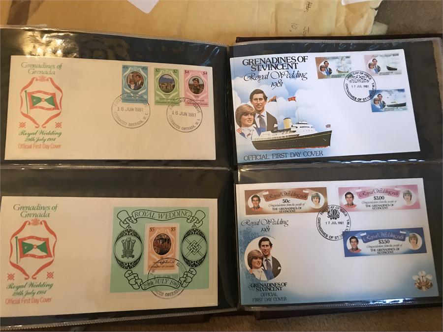 Charles & Diana Wedding - 60 First Day Covers Stamps - Image 11 of 16