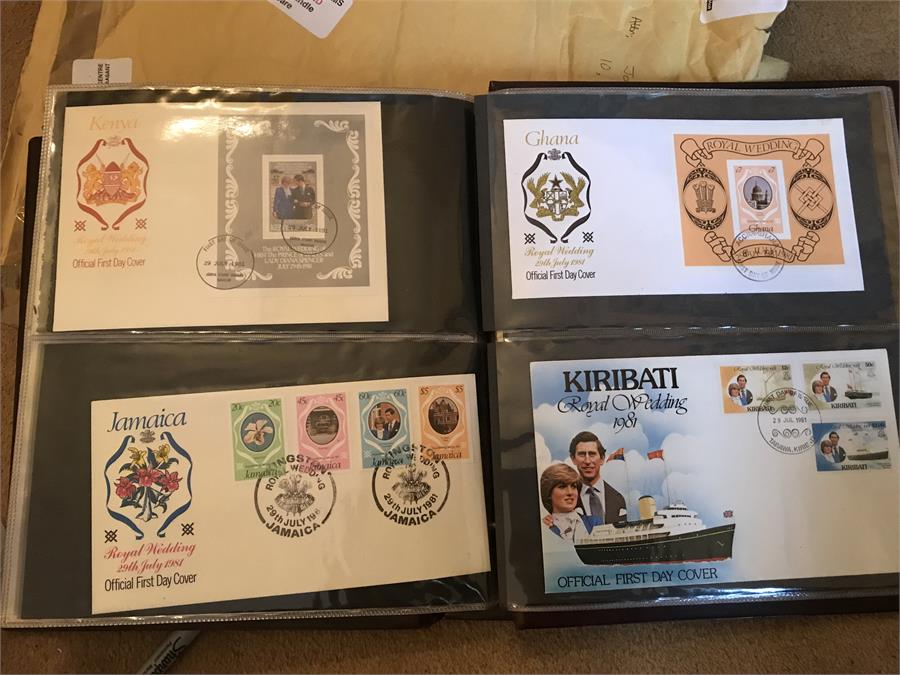 Charles & Diana Wedding - 60 First Day Covers Stamps - Image 13 of 16