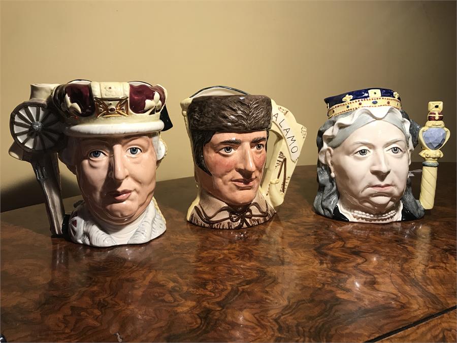 Three Royal Doulton Character Jugs