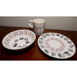 Eric Ravilious designed Wedgwood trio