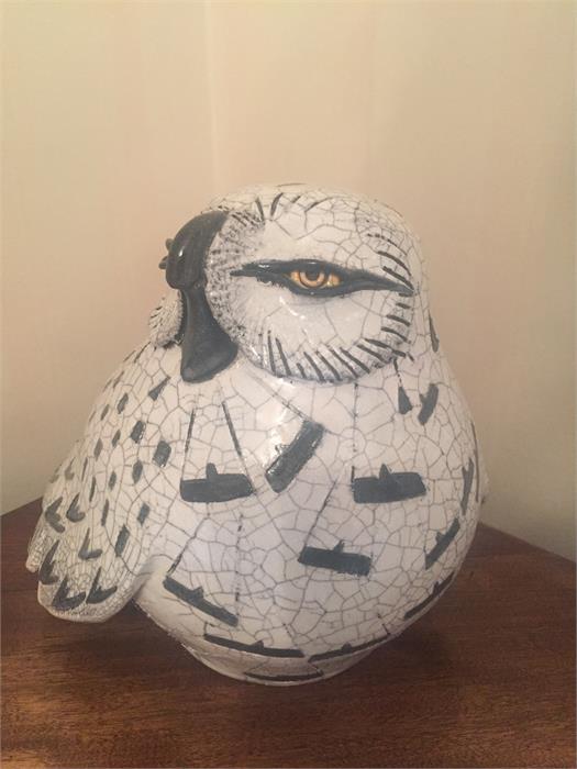 Jennie Hale Pottery Owl