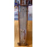 Mid 19th C Admiral Fitzroy barometer of usual design.