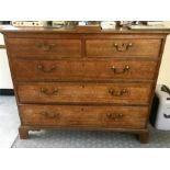 Georgian oak chest of drawers