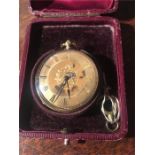 Ladies 18ct gold pocket watch