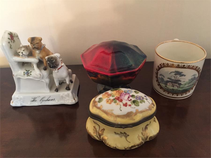 Ceramics including Doulton Flambé Pot, Farings etc...