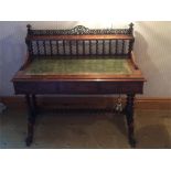 Fine Quality 19thC Rosewood Writing Table