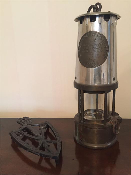 Miner’s Lamp and Iron Stand