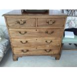 19thC Chest of Drawers on Bracket Feet