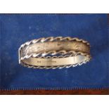 Birmingham silver bangle 0.9 ozt