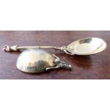 One and a half Apostle spoons London 1863 Hyam Hyams