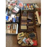 A large quantity of vintage box & book matches.