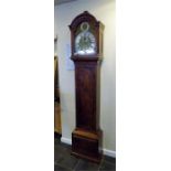 Mahogany Longcase Clock with Brass Face by Thomas Carrington, London