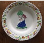 Early 19th C Queen Caroline Plate