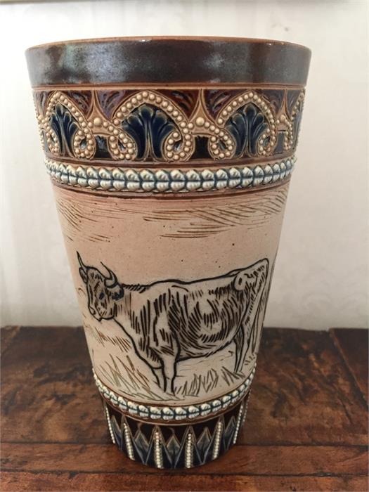 Doulton Lambeth Beaker by Hannah Barlow