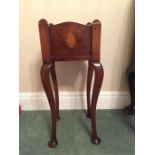 Edwardian Mahogany Inlaid Planter