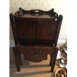 A Mahogany 18th C Step Commode