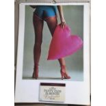 A 1978-1979 The Dr Whites Panty Pads 15-Month Calendar