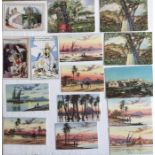 A large collection of Vintage Post cards