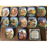Bradford Exchange Winnie The Pooh The Whole Year Through Collection Plates, with certificates
