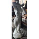 A female plaster figure