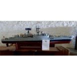 Good large model of the Destroyer "HMS Sheffield"