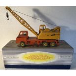 Dinky Toys - a Supertoys 972 20-ton Lorry Mounted Crane "Coles", in orange and yellow livery, boxed