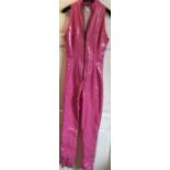 A 1980’s Pvc jump suit made by Phaze, Size 10, 24inch waist - Good condition