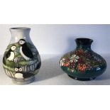 Two Moorcroft vases