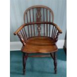 Ash and elm windsor chair