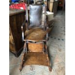 Vintage baby's metamorphic high chair