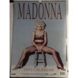 A 1992 Madonna calendar