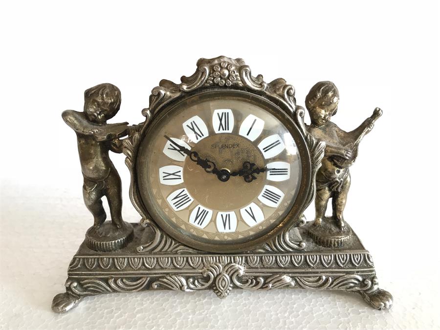 Miniature Bracket clock Early 20thC, Swiss made movement by Buren - Image 2 of 3