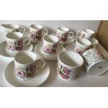 Wedgewood meadow sweet pattern coffee service