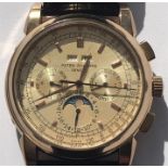 A replica Patek Philippe Geneve watch - kinetic movement -58152