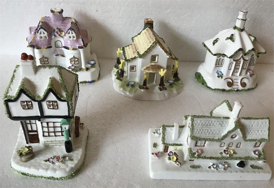 Five cottages by Coalport, Country Railway Station, The Gate House, The Arbour, The Country Cottage,