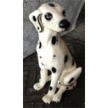 Pottery dalmatian dog